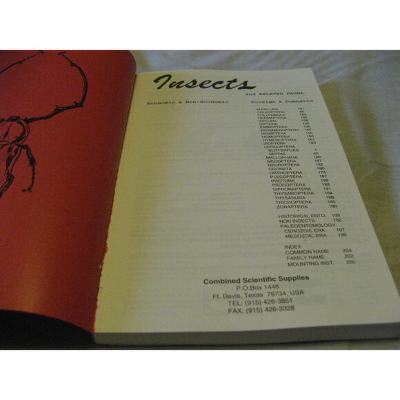 Lot of 2 Insect's Books Catalogs Combined Scientific Supplies 12A & 14A - Picture 4 of 4